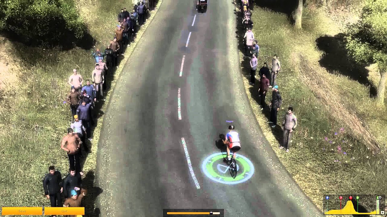 Pro Cycling Manager 2012 - Gameplay - Sagan Impressive Attack