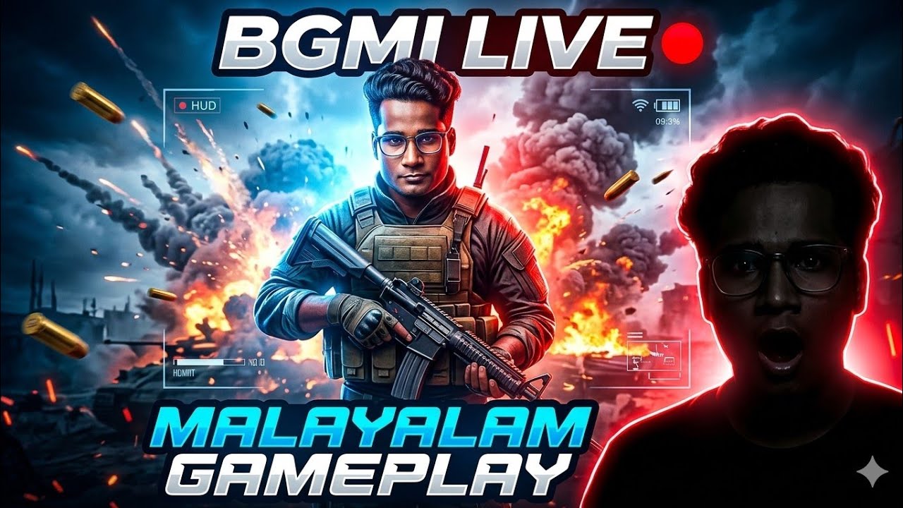 🔴 Malayalam BGMI Live | OP Gameplay & Fun Moments 😂🔥