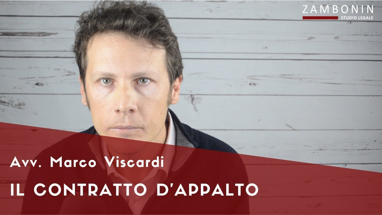 Il contratto d'appalto