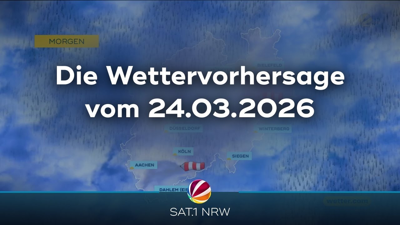 Die Wettervorhersage vom 24.03.2026