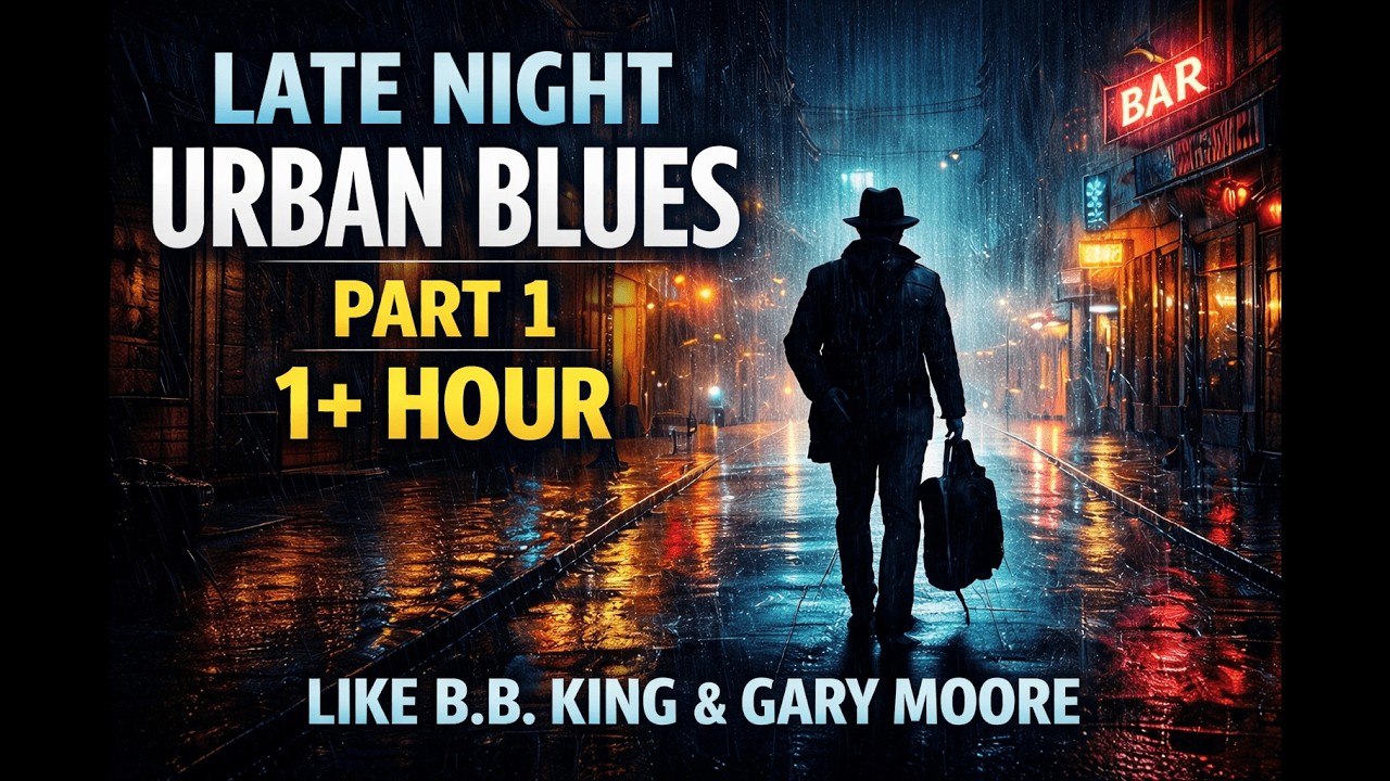 Late Night Urban Blues – Part 1 | Midnight Blues Like B.B. King & Gary Moore