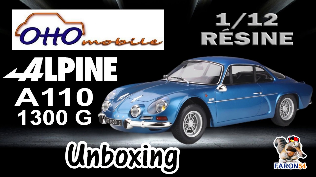 OttoMobile Alpine A110 1300g 1:12 Unboxing Faron54 HD