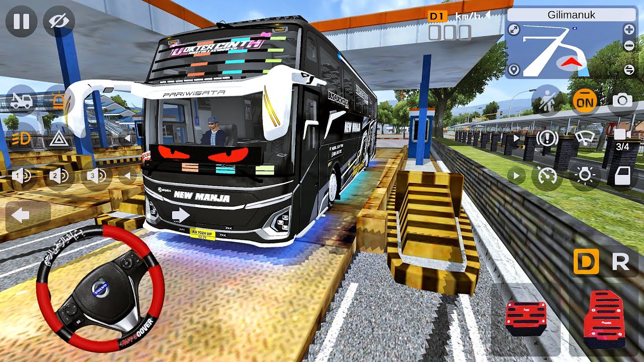 Bus Dokter Cinta New Manja Full Basuri Lewat Gerbang Corongnya Gasruk