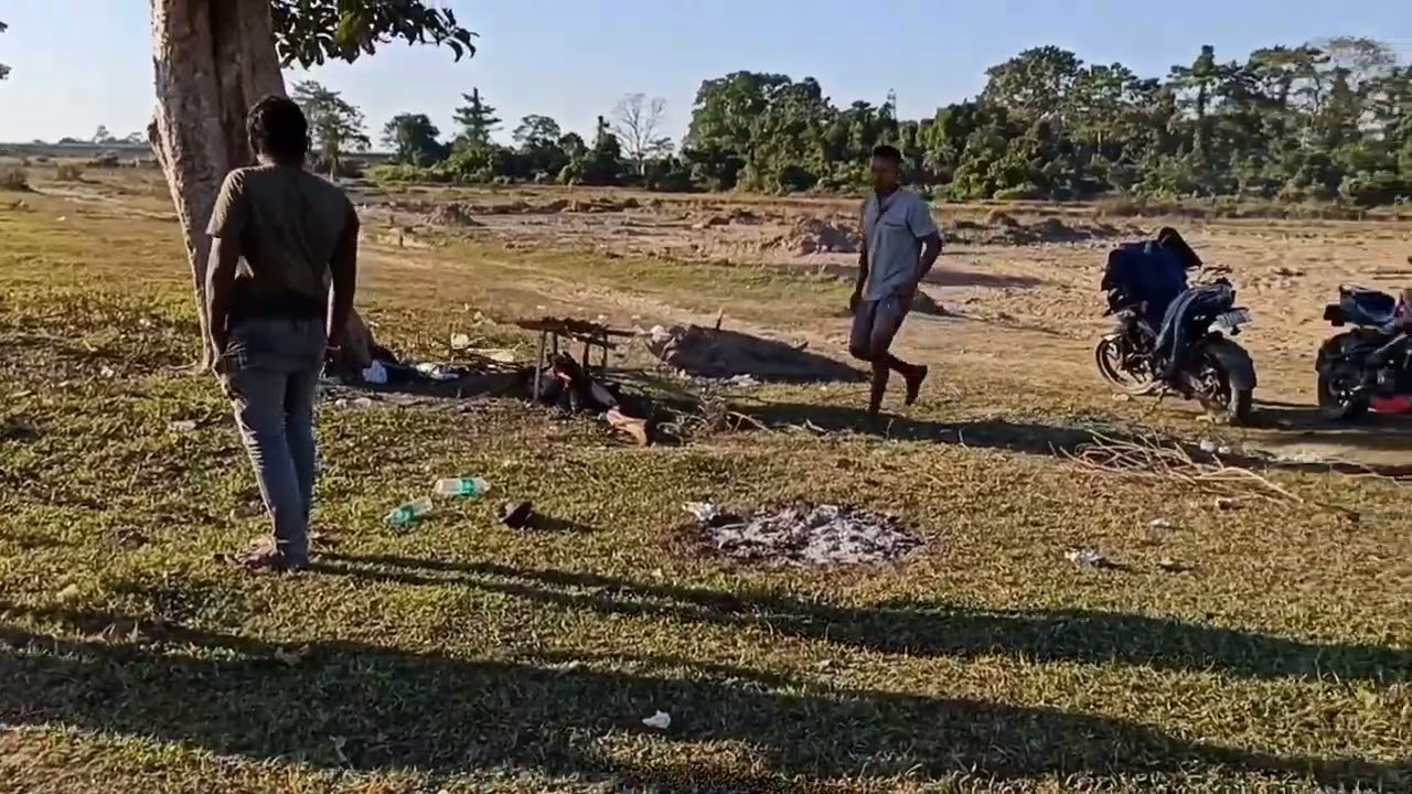 Chicken roasting party near river side | LifeVenture |