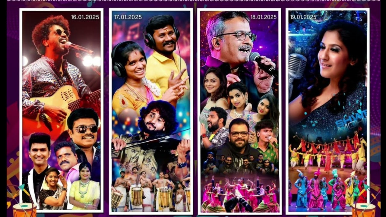 karaikal carnival 2025 pongal celebration , swetha mohan