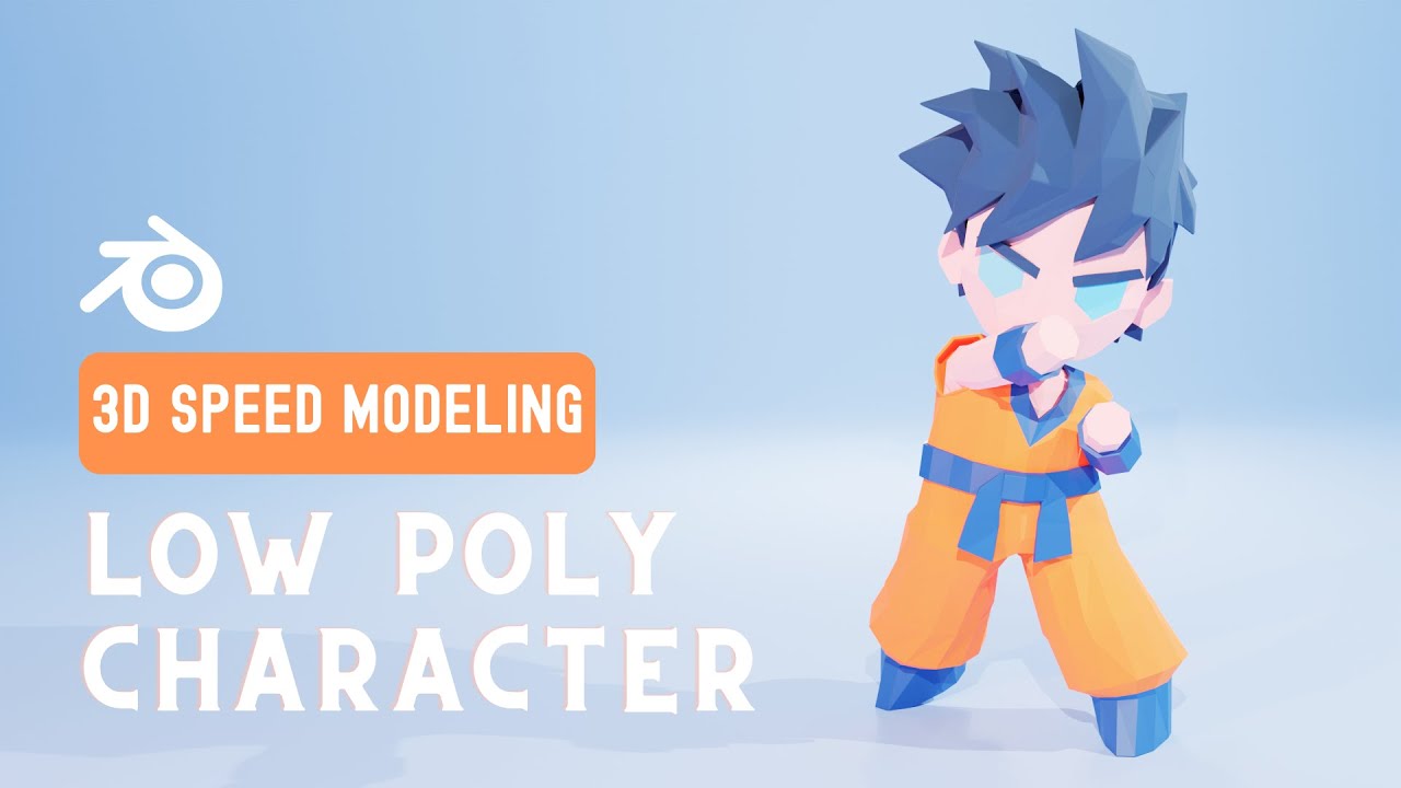 How to Create a Low Poly Character in Blender for Beginners
