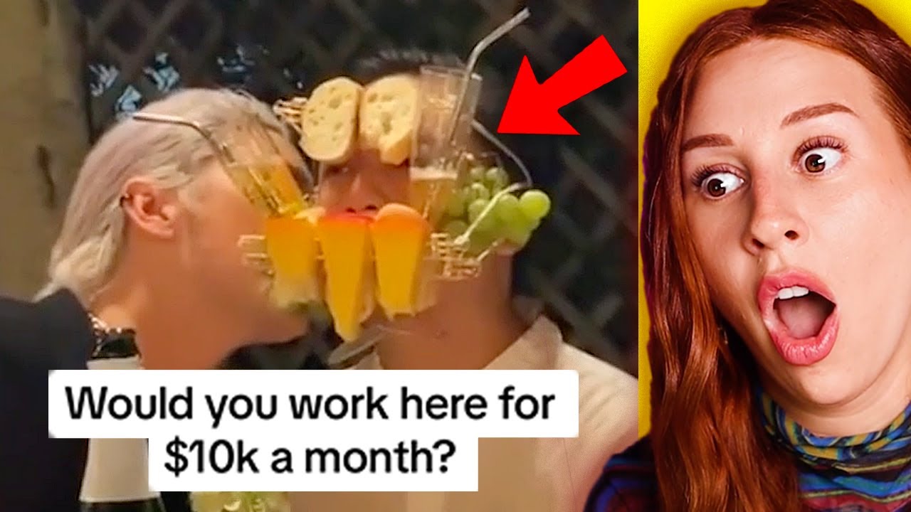 my jaw is on the floor...these tiktoks are unhinged - REACTION