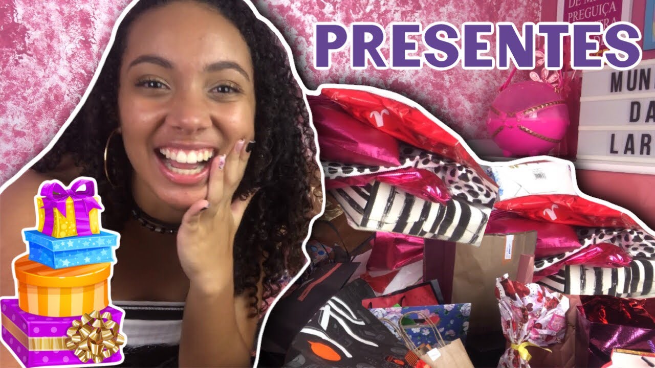 ABRINDO MEUS PRESENTES DE ANIVERSÁRIO