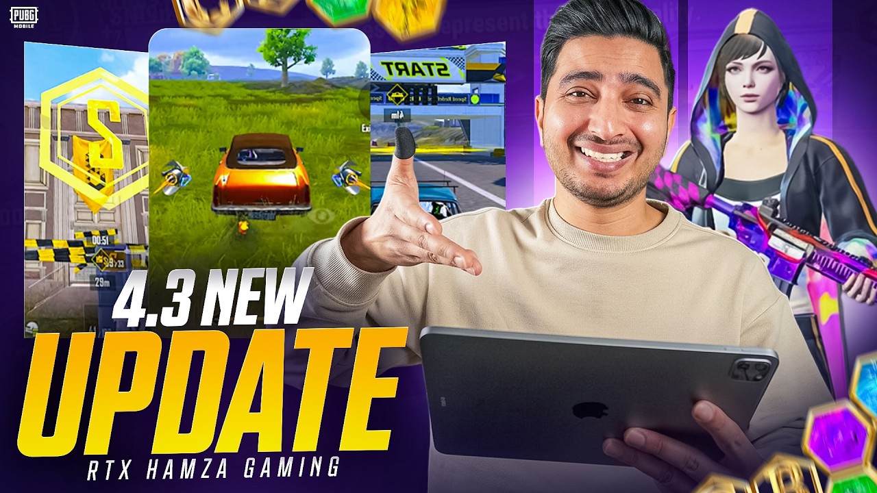 New Season Rank Push🔥4.3 Update | PUBG Mobile Live | RTX GAMING
