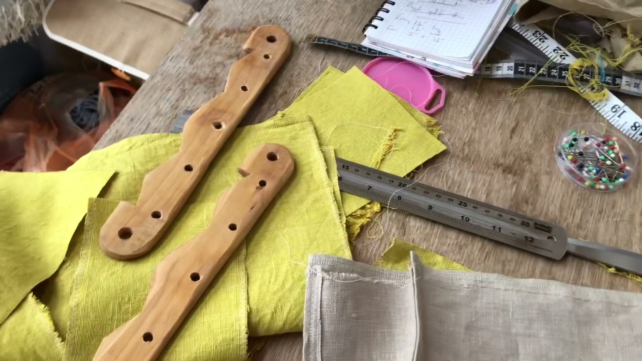 Making the Birka Bag Part 2 - a brief look at the history and making of the wood handles
