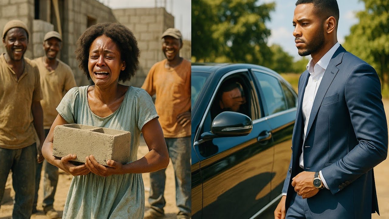 A POOR GIRL CARRYING CEMENT MET A BILLIONAIRE AT A SITE, What Happened Next Will Leave You in TEARS