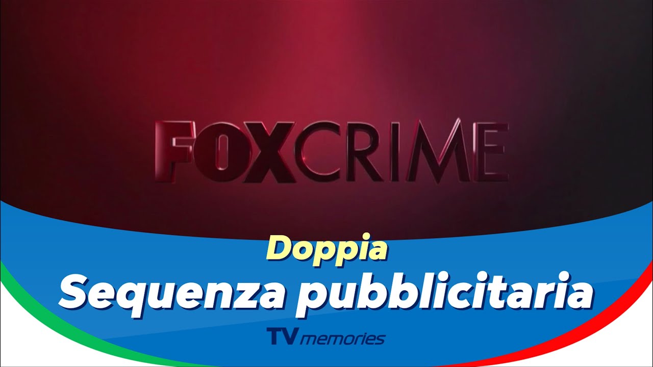 Fox Crime - Doppia sequenza pubblicitaria [13 novembre 2020, ore 23:40 - 00:10]
