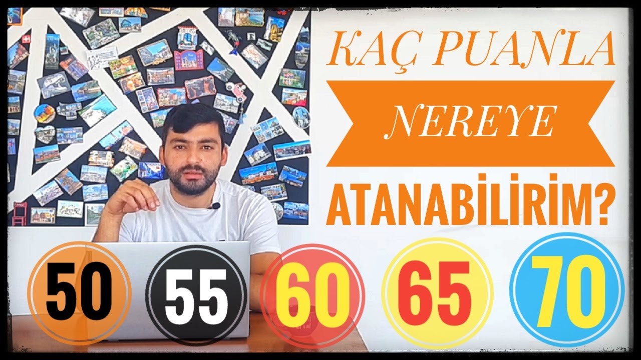 50 - 55 - 60 - 65 - 70 PUANLA BAŞVURU YAPABİLECEĞİMİZ KADROLAR : KPSS'DE KAÇ PUANLA NEREYE ATANALIR?