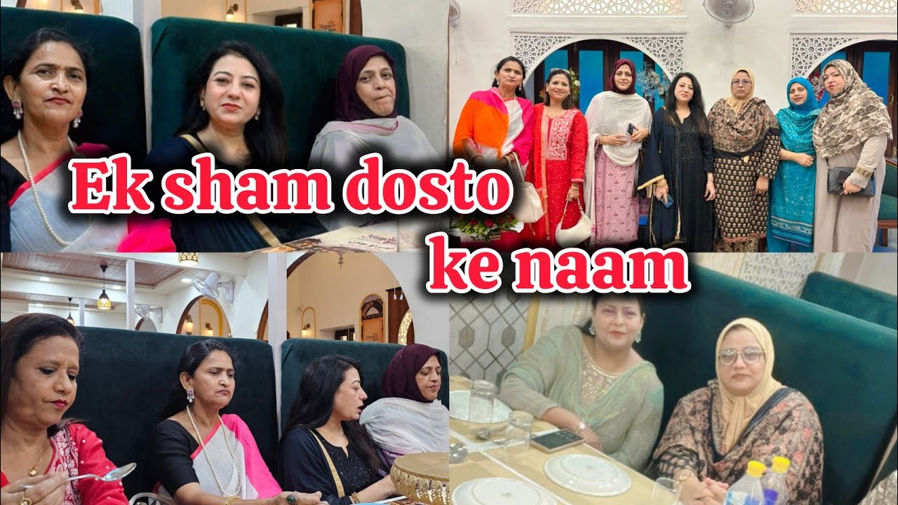 Hi - tea Umrao jaan Restaurant mein apne friends ke sath | Lucknow vlogger | Vlog ♥️