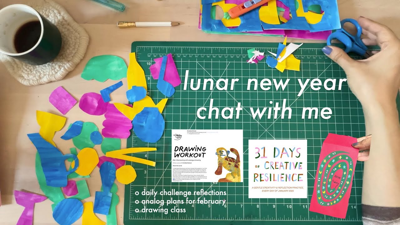 lunar new year catch up | going analog in february