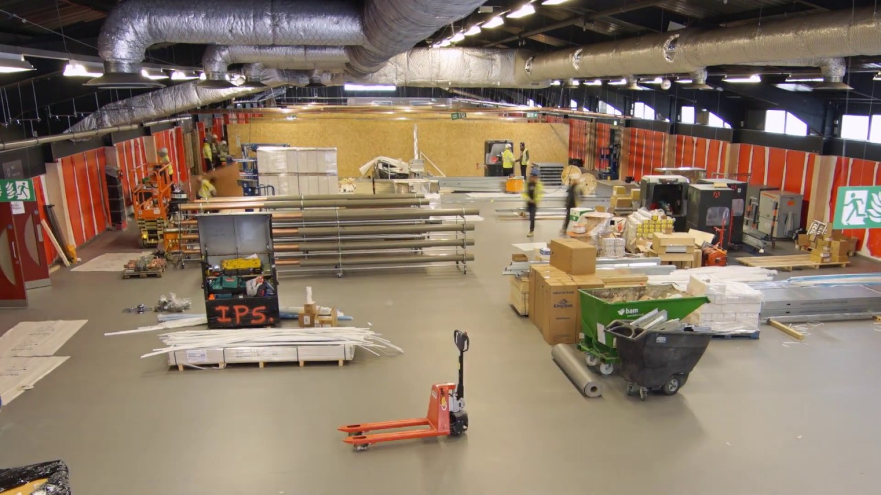 NHS Nightingale Harrogate construction - timelapse