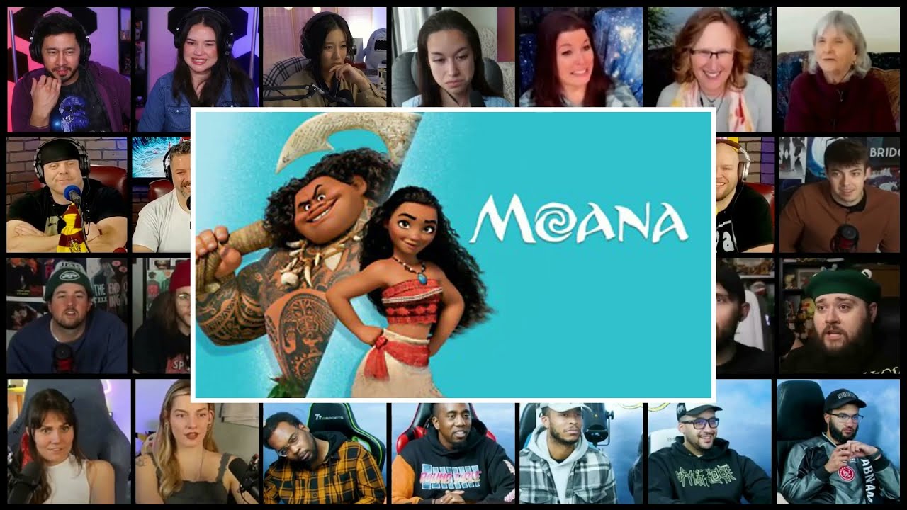 Moana (2016) Movie Reaction Mashup