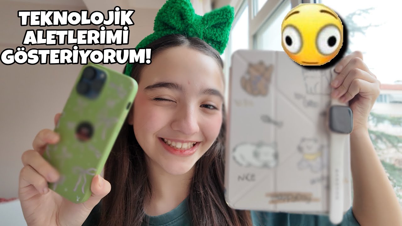 TEKNOLOJİK ALETLERİMİ GÖSTERİYORUM!! | İpad,Telefonum,Apple Watch