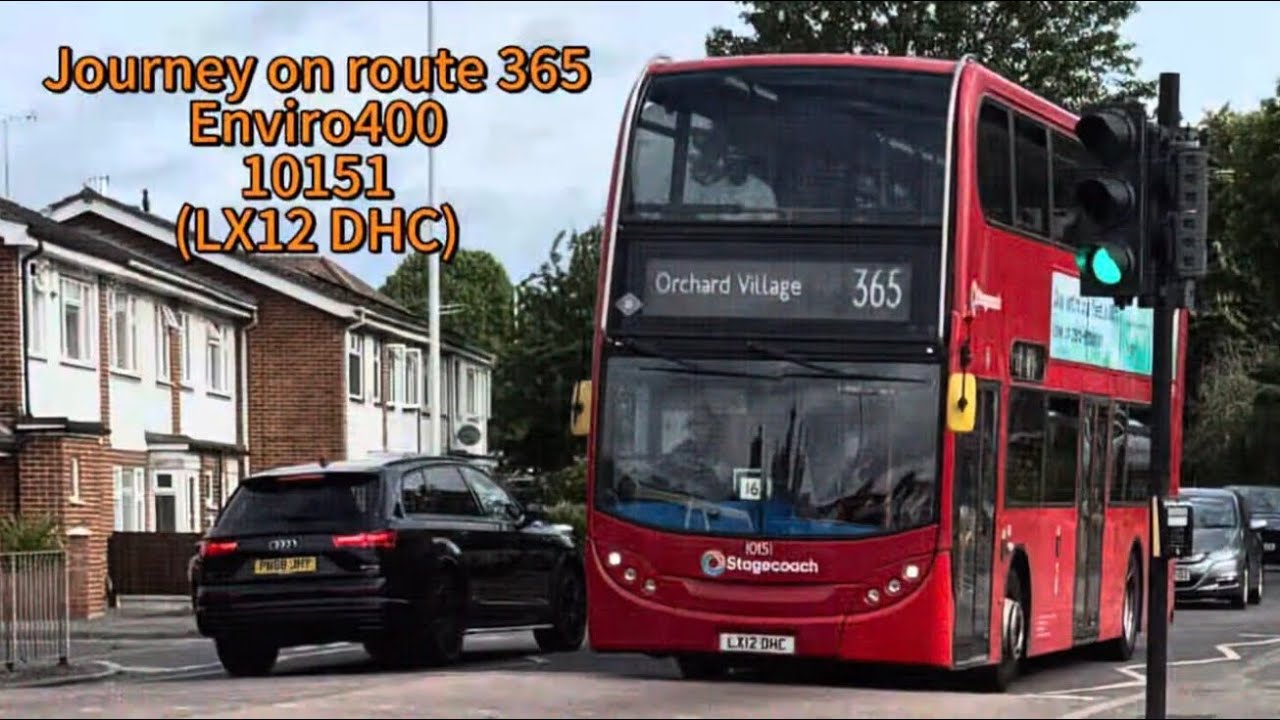 ‘RE-EDITED’ - Journey on route 365 - Enviro400, 10151 (LX12 DHC)