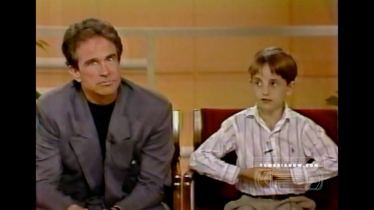 Donahue with guest Warren Beatty promoting 