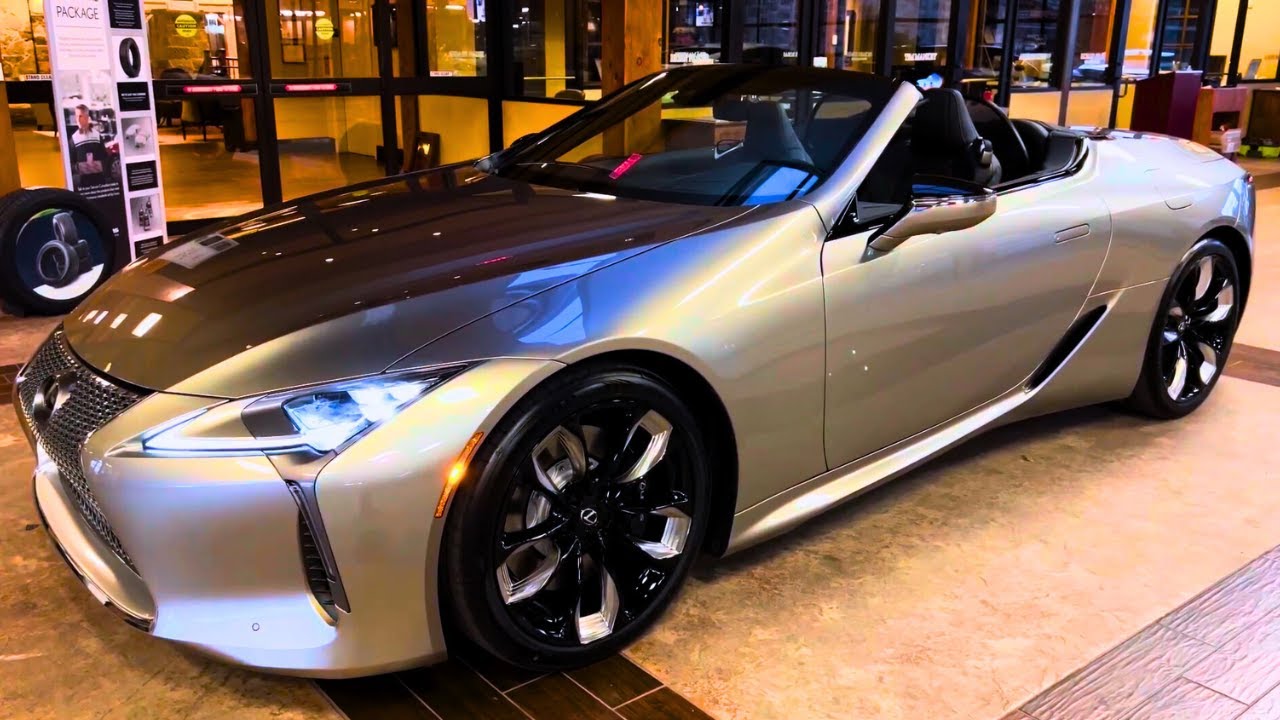 Обзор кабриолета Lexus LC500 2024 года