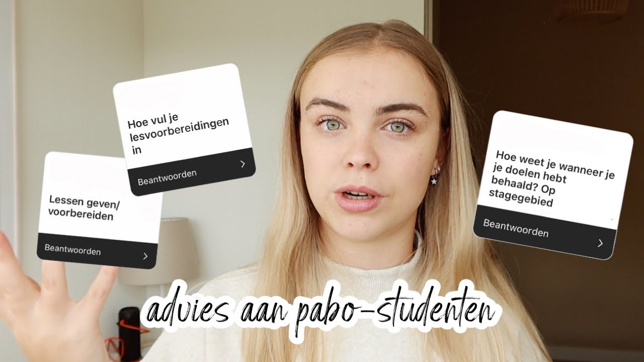 advies aan eerstejaars pabo-studenten