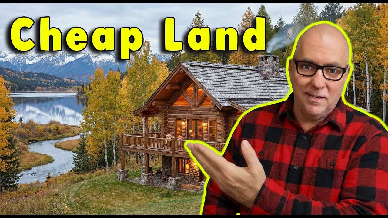Top 10 Cheapest Places You Can Buy Land. (Homesteading and Tiny House)