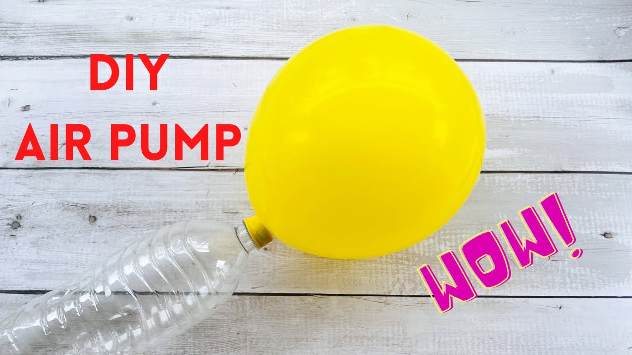 DIY Balloon Inflator Pump | How to make Air Pump for Balloon at Home using Bottle #lifehacks