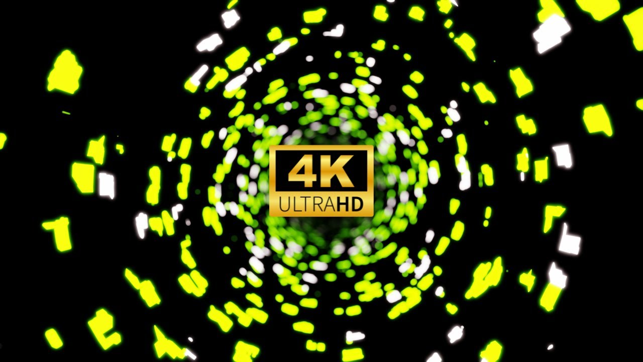 Green White VJ Loops Tunnel Abstract Background Video Simple Pattern Free 4k Screensaver