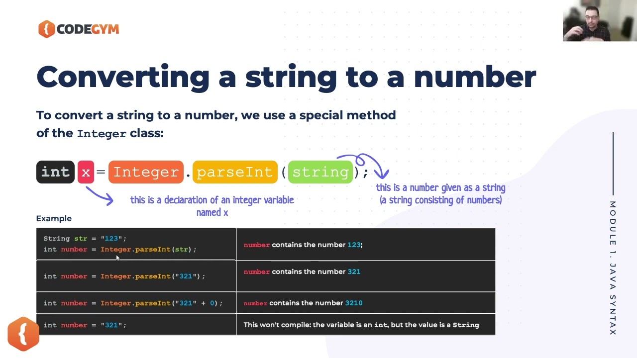 Java String to Int &ndash; How to Convert a String to an Integer | Part of the CodeGym University Course