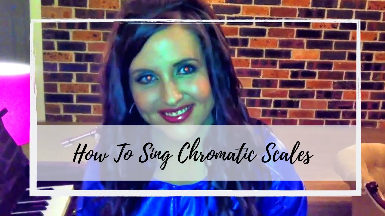 How to Sing Chromatic Scales - (Jazz Singer and Voice Coach: Simone Waddell)