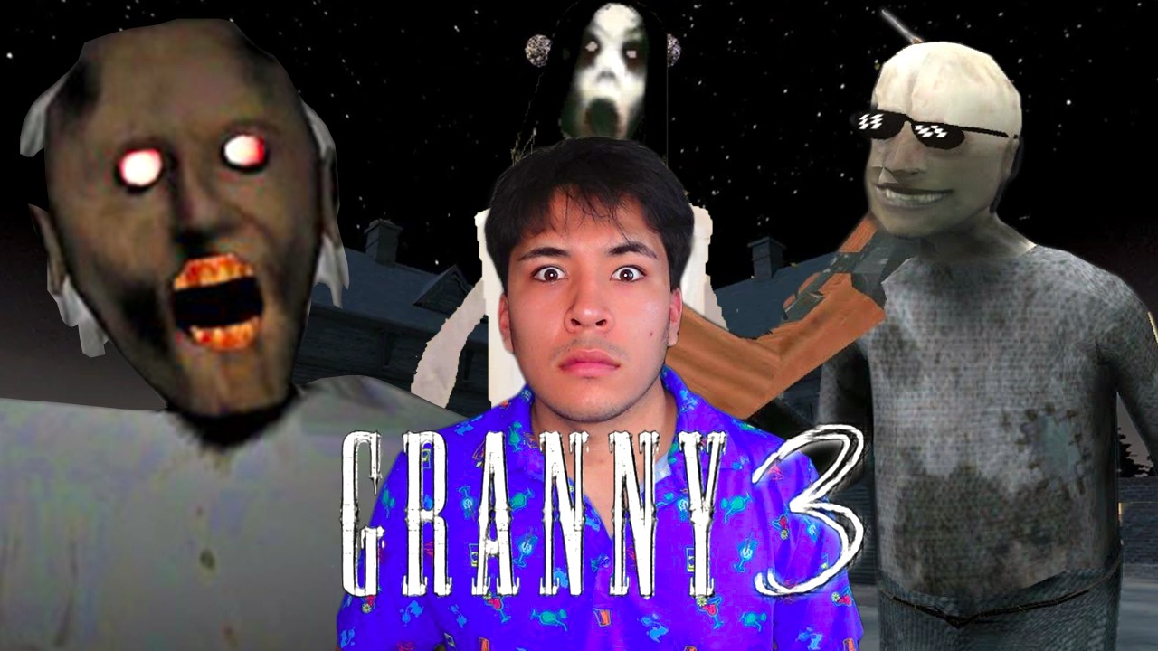 ESCAPANDO DE MIS ABUELOS!!😱 (GRANNY 3)