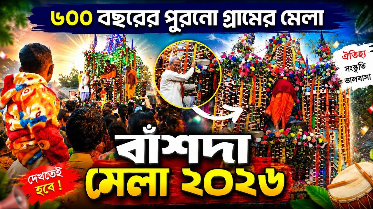 প্রায় ৬০০ বছরের পুরোনো মেলার কিছু মুহূর্ত 🙏🏻🥲 Bansda Mela 2026
