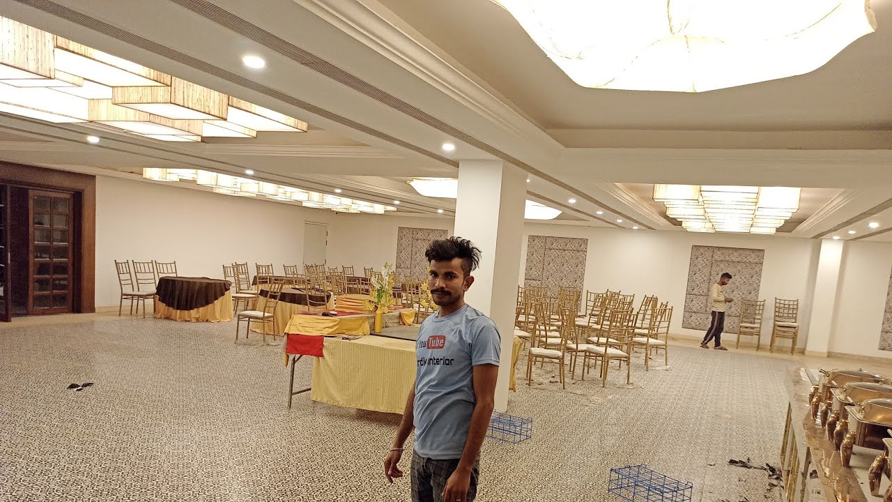 New Banquet Hall in Raipur The Downton Hotel interior design @hardik interior