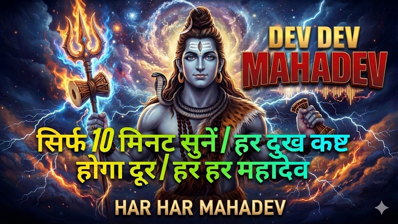 सिर्फ 10 मिनट सुनें | हर दुख कष्ट होगा दूर | हर हर महादेव