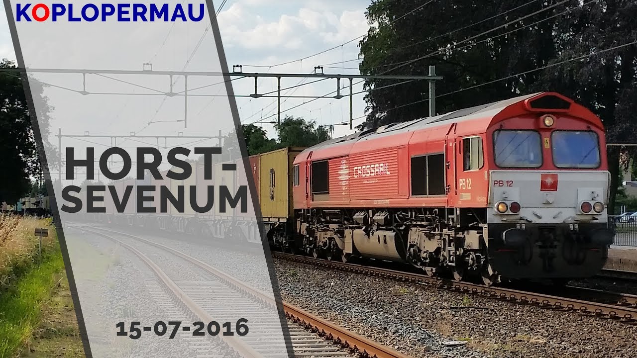 Treinen en omleidingen op station Horst-Sevenum