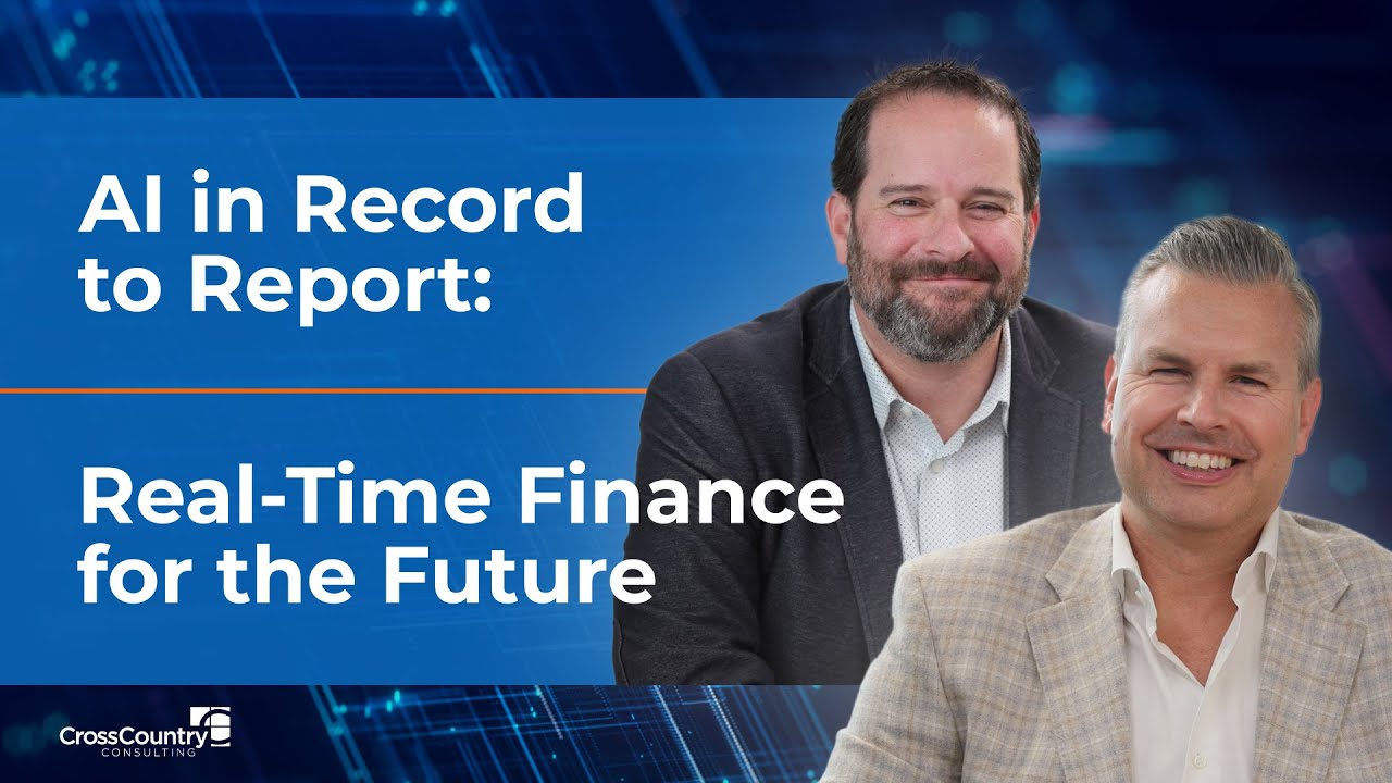 AI in Record to Report: Real-Time Finance for the Future