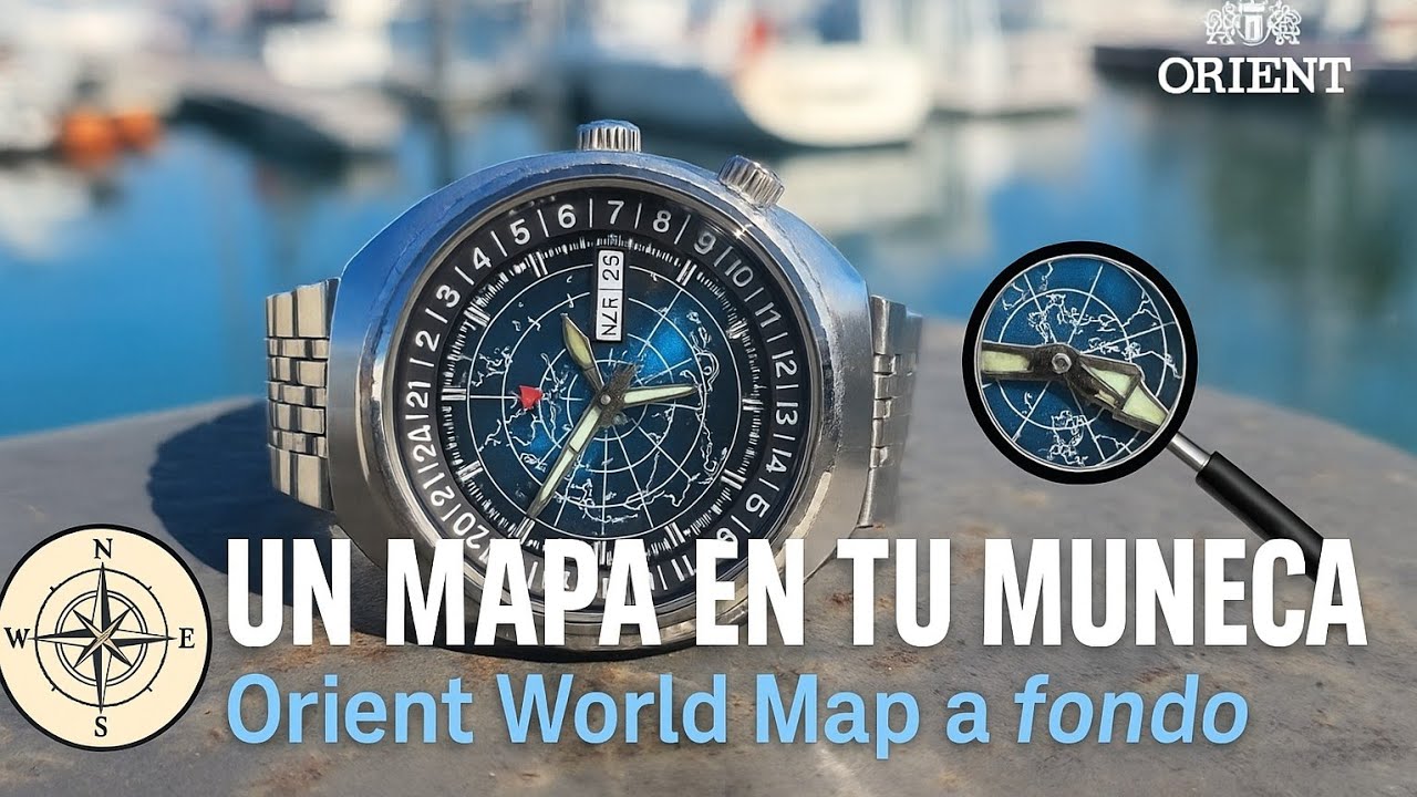 Orient Worl Map un reloj que reescribe su propia historia