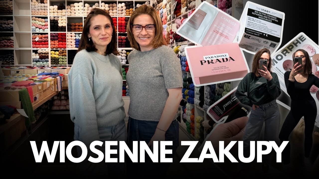 Vlog z Polski 🇵🇱 | wiosenne zakupy, odświeżenie szafy + test srebrnej żyłki ChiaoGoo 🧶
