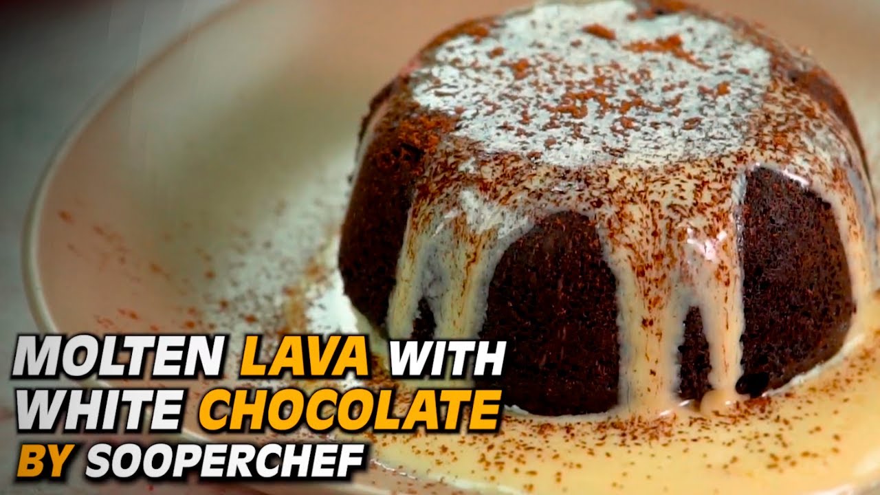 White Chocolate Lava Cake | How To Make White Chocolate Lava Cake | SooperChef
