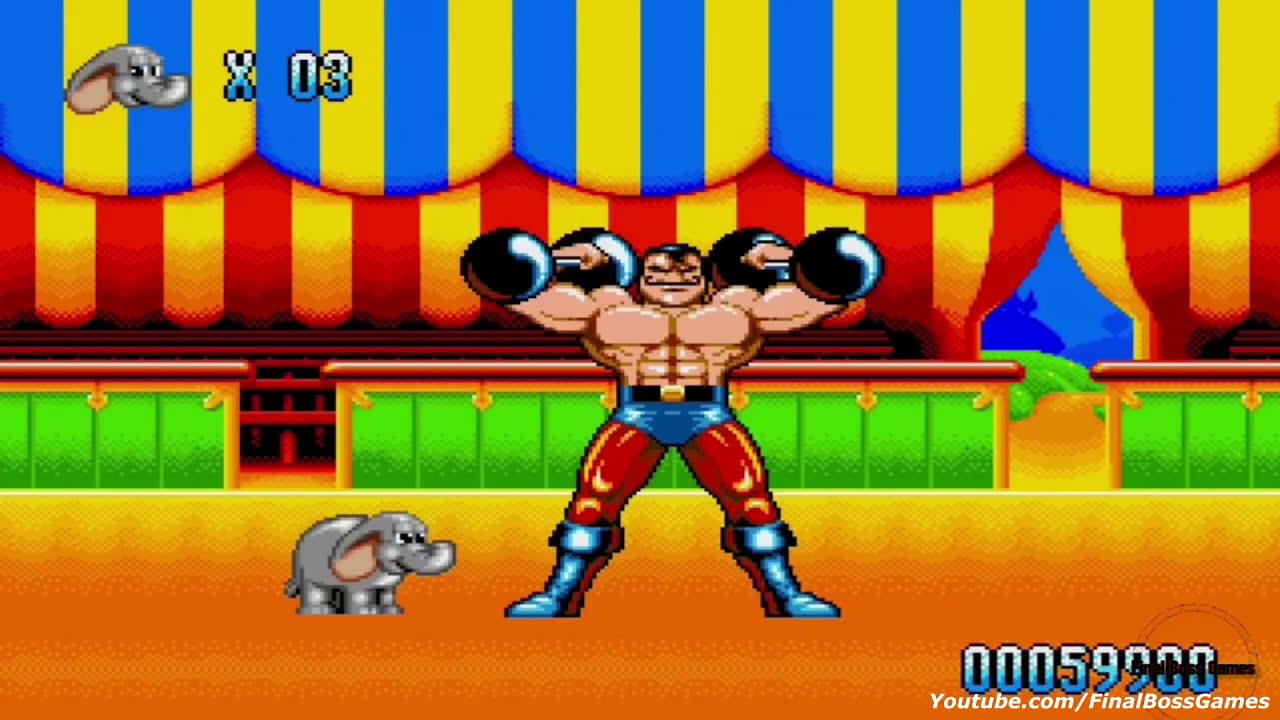 Rolo to the Rescue - All Bosses (Sega Genesis Mega Drive)