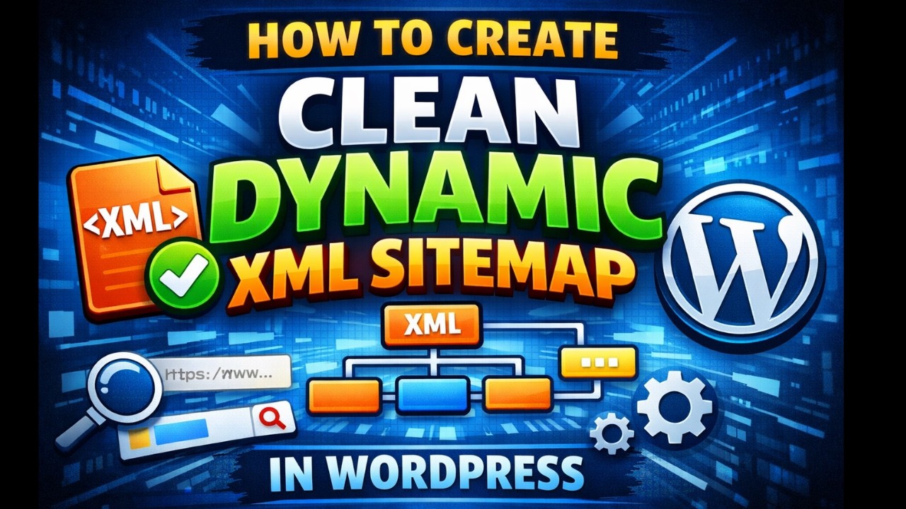 How to Create Clean Dynamic XML Sitemap in WordPress 2026 | Clean Dynamic XML Sitemap | XML Sitemap
