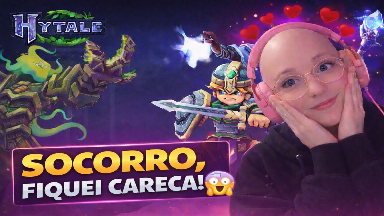 SOCORRO… FIQUEI CARECA 😱 | CRIANDO MEU PRIMEIRO PERSONAGEM NO HYTALE