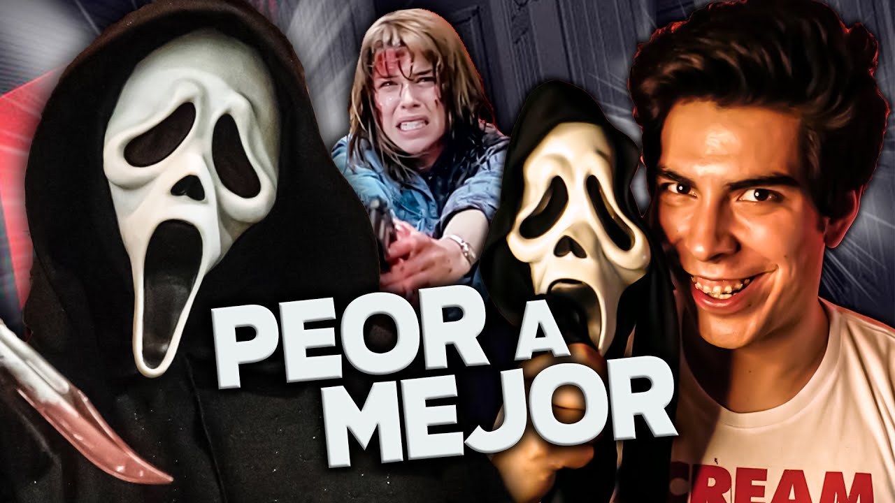 Las 6 Peliculas de SCREAM de PEOR a MEJOR