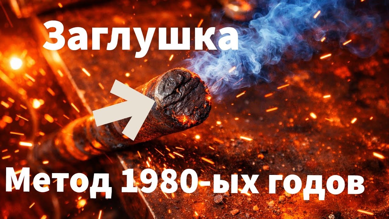 Сварка 80х (восьмидесятых)? Глушим трубу электродом. #welding #сварка 