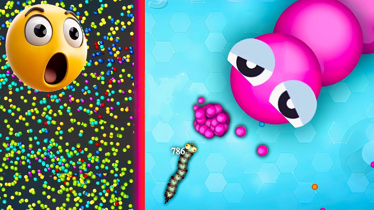 SNAKE IO🐍 PINKY SNAKE IO🐍 vS 💀 MONSTER BRAINZ EPIC SNAKE.IO 🐍 BEST / FUNNY GAMEPLAY ! Snake Game 
