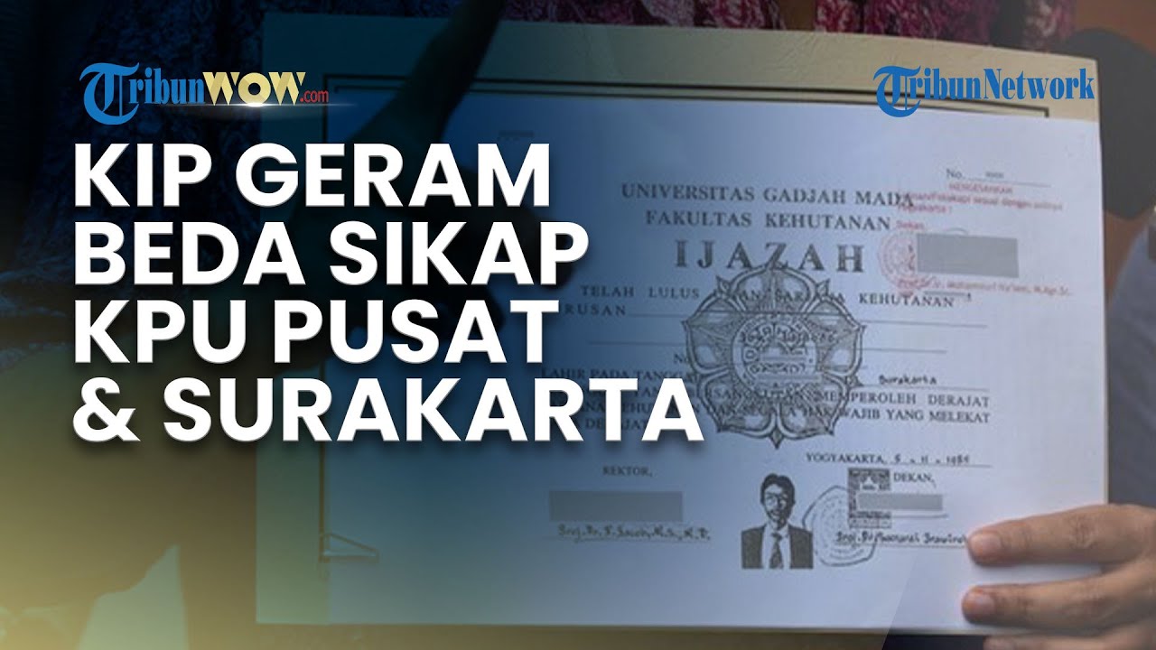 BEDA SIKAP KPU Pusat & Surakarta soal Polemik Ijazah Jokowi, Keterangan Buat Ketua Sidang KIP Geram