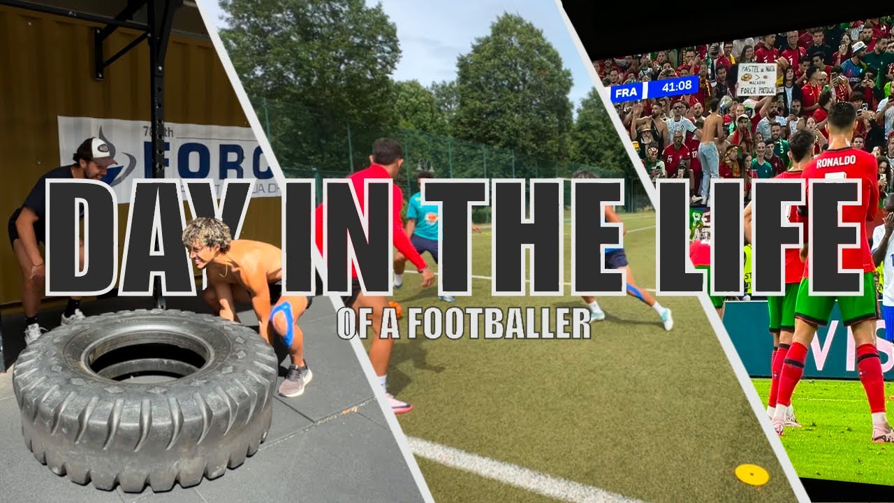 DAY IN THE LIFE OF A FOOTBALLER || LAST TRAINING BEFORE PRE-SEASON!!