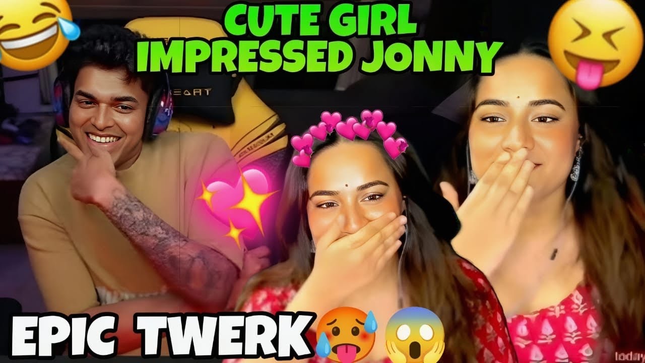 Cute Girl Impressed Jonny🤣😍| Jonathan Funny Twerk Raid#godlike #jonathangaming 
