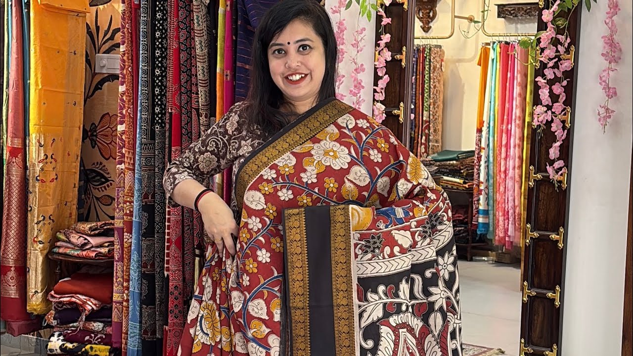 Kalamkari Nellore Silk Sarees